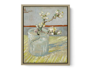 Sprig Of Flowering Almond In A Vase By Van Gogh Oil Painting