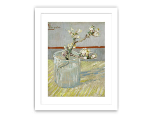 Sprig Of Flowering Almond In A Vase By Van Gogh Famous painting