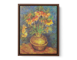 Flowers In Copper Vase By Van Gogh Famous Painting