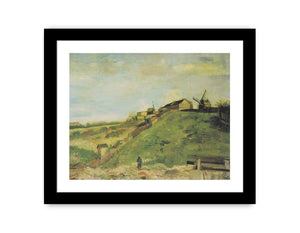 The Hill Of Montmartre By Van Gogh Canvas Print
