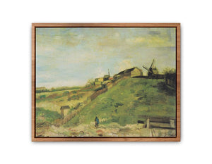 The Hill Of Montmartre By Van Gogh Streched canvas