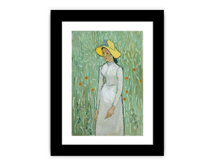 Girl in White by Vincent Van Gogh Canvas Print