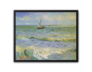 Fishing Boats at Saintes-Maries By Vincent Van Gogh