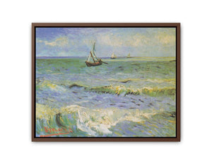 Fishing Boats at Saintes-Maries By Vincent Van Gogh Famous Painting