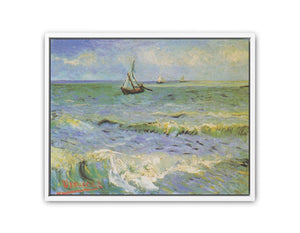 Fishing Boats at Saintes-Maries By Vincent Van Gogh Art Print