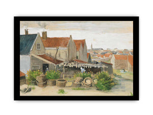 He Fish Drying Barn By Vincent Van Gogh