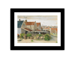 He Fish Drying Barn By Vincent Van Gogh Canvas Print