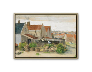 He Fish Drying Barn By Vincent Van Gogh Oil Painting