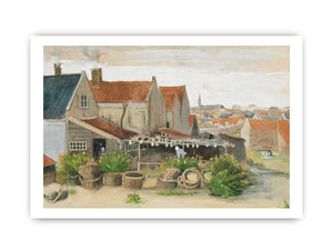 He Fish Drying Barn By Vincent Van Gogh