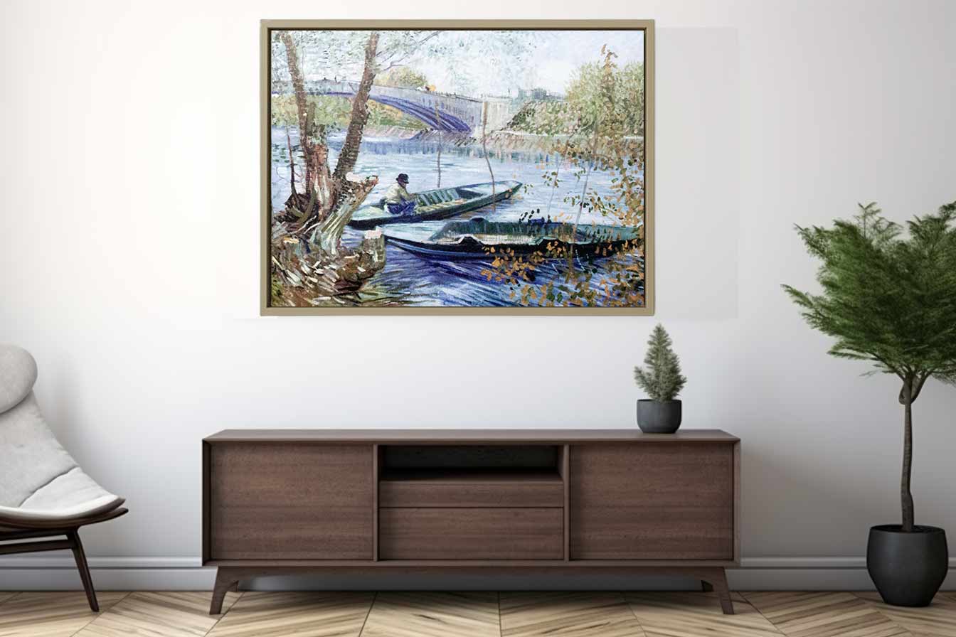 Fishing in Spring By Vincent Van Gogh