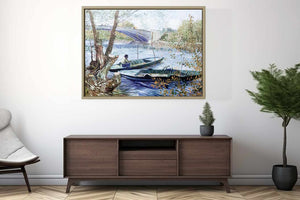 Fishing in Spring By Vincent Van Gogh