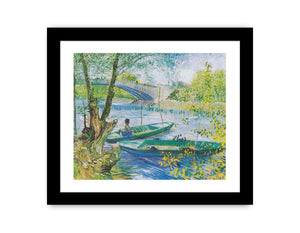Fishing in Spring 2 By Vincent Van Gogh Canvas Print