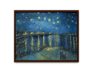 Starry Night Over the Rhone By Vincent Van Gogh Famous Painting