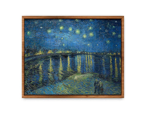 Starry Night Over the Rhone By Vincent Van Gogh Streched canvas