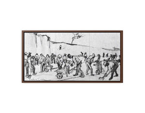 Sand Diggers in Dekkersduin near The Hague By Vincent Van Gogh Famous Painting
