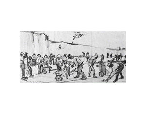 Sand Diggers in Dekkersduin near The Hague By Vincent Van Gogh