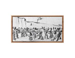 Sand Diggers in Dekkersduin near The Hague By Vincent Van Gogh Streched canvas