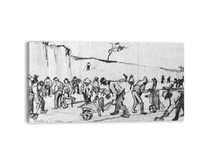 Sand Diggers in Dekkersduin near The Hague By Vincent Van Gogh