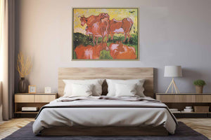 Cows Painting By Vincent Van Gogh