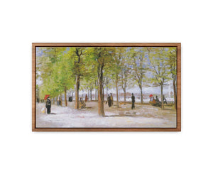Terrace in the Luxembourg Gardens By Vincent Van Gogh Streched canvas