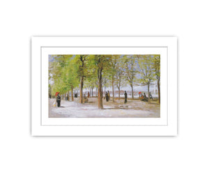 Terrace in the Luxembourg Gardens By Vincent Van Gogh Famous painting