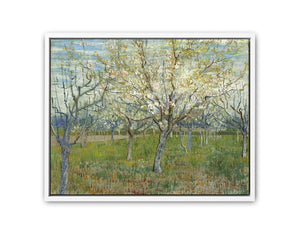 Pink & The White Orchard By Vincent Van Gogh Art Print