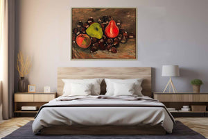 Still Life with Fruit and Chestnuts By Vincent Van Gogh