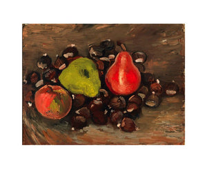 Still Life with Fruit and Chestnuts By Vincent Van Gogh