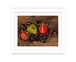 Still Life with Fruit and Chestnuts By Vincent Van Gogh Famous painting