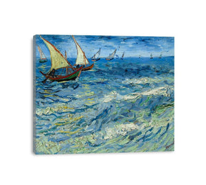 Seascape Boats Painting By Vincent Van Gogh