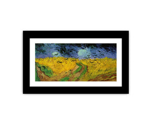 Wheatfield with crows By Vincent Van Gogh Canvas Print