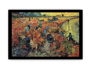The Red Vineyard / Red Vineyard at Arles (Montmajour) By Vincent Van Gogh