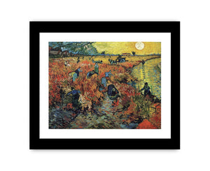 The Red Vineyard / Red Vineyard at Arles (Montmajour) By Vincent Van Gogh Canvas Print