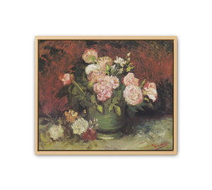 Bowl with Peonies and Roses By Vincent Van Gogh Artwork