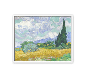 Wheat Field with Cypresses By Vincent Van Gogh Art Print