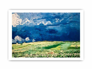 Wheat Field under Clouded Sky By Vincent Van Gogh