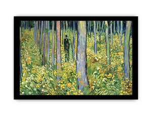 Undergrowth with Two Figures By Vincent Van Gogh
