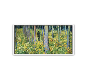 Undergrowth with Two Figures By Vincent Van Gogh Art Print