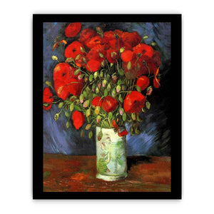Vase with Red Poppies By Vincent Van Gogh