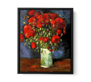 Vase with Red Poppies By Vincent Van Gogh