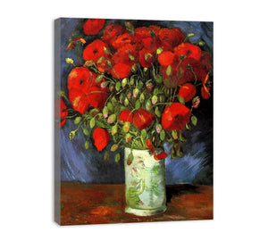Vase with Red Poppies By Vincent Van Gogh