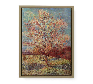 Peach Tree in Blossom / Flowering Peach Tree By Vincent Van Gogh Oil Painting