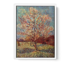 Peach Tree in Blossom / Flowering Peach Tree By Vincent Van Gogh Art Print