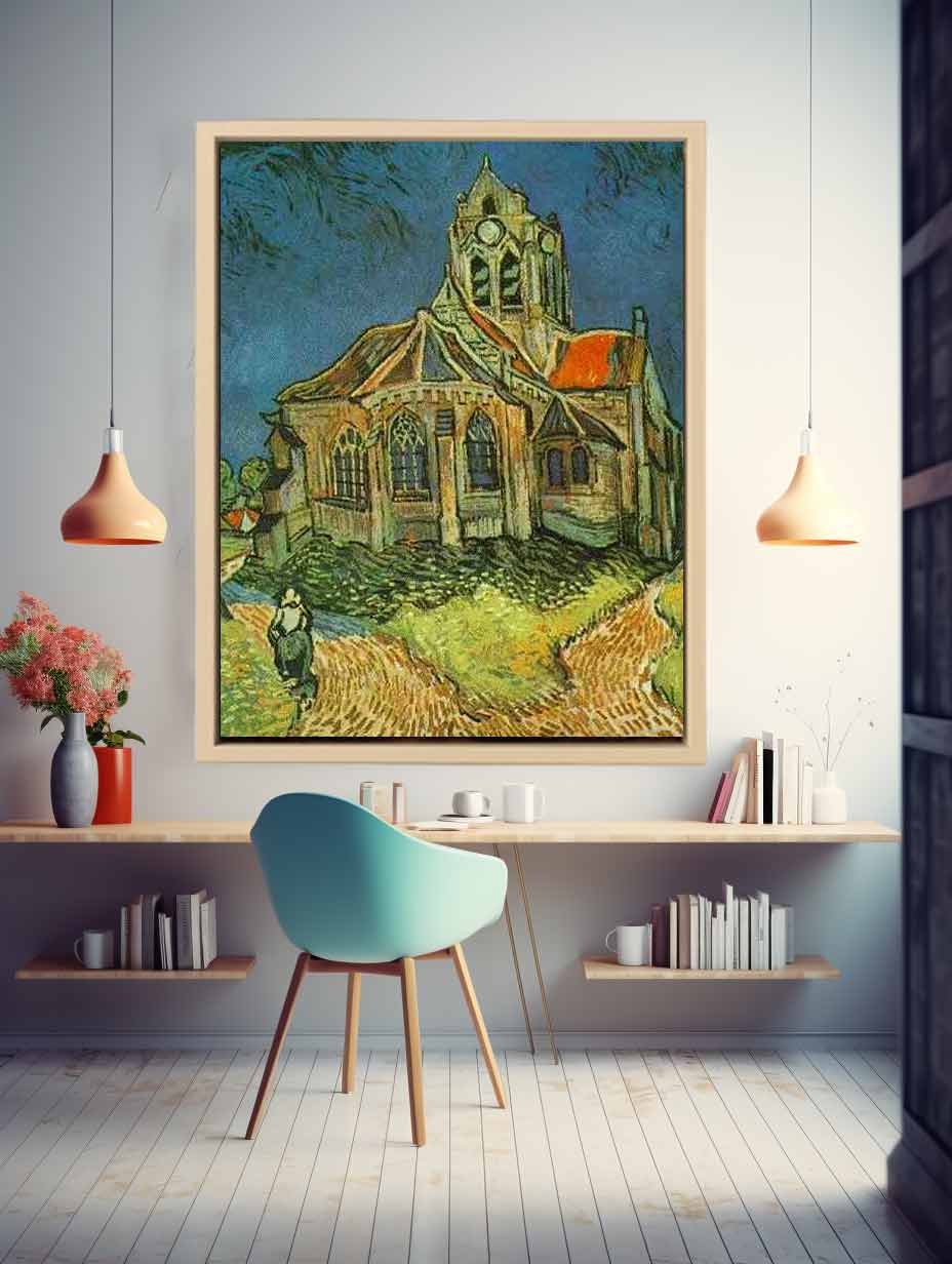The Church at Auvers-sur-Oise By Vincent Van Gogh