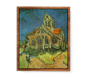 The Church at Auvers-sur-Oise By Vincent Van Gogh Streched canvas