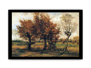 Autumn landscape / Autumn Landscape with Four Trees By Vincent Van Gogh