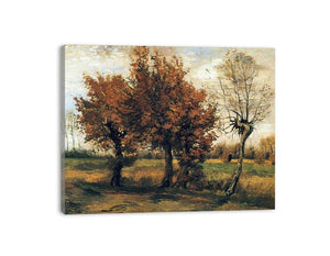 Autumn landscape / Autumn Landscape with Four Trees By Vincent Van Gogh