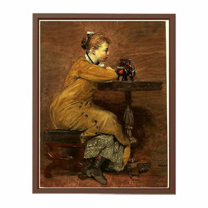 Woman and Elephant