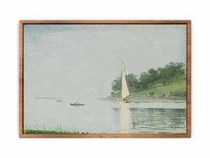 Yacht in a cove, Gloshester