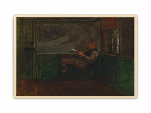 Young Man Reading